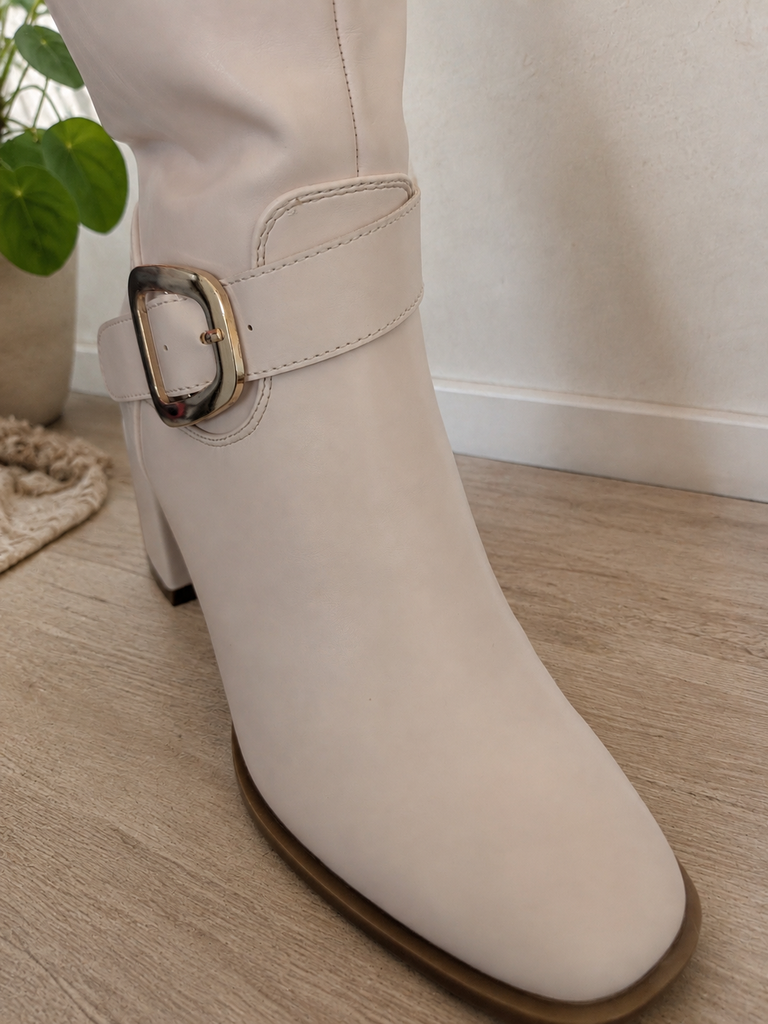 Botas altas myBogota beige / crema talla 38