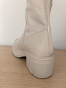 Botas Largar Merry Scott Beige Charol Talla 41