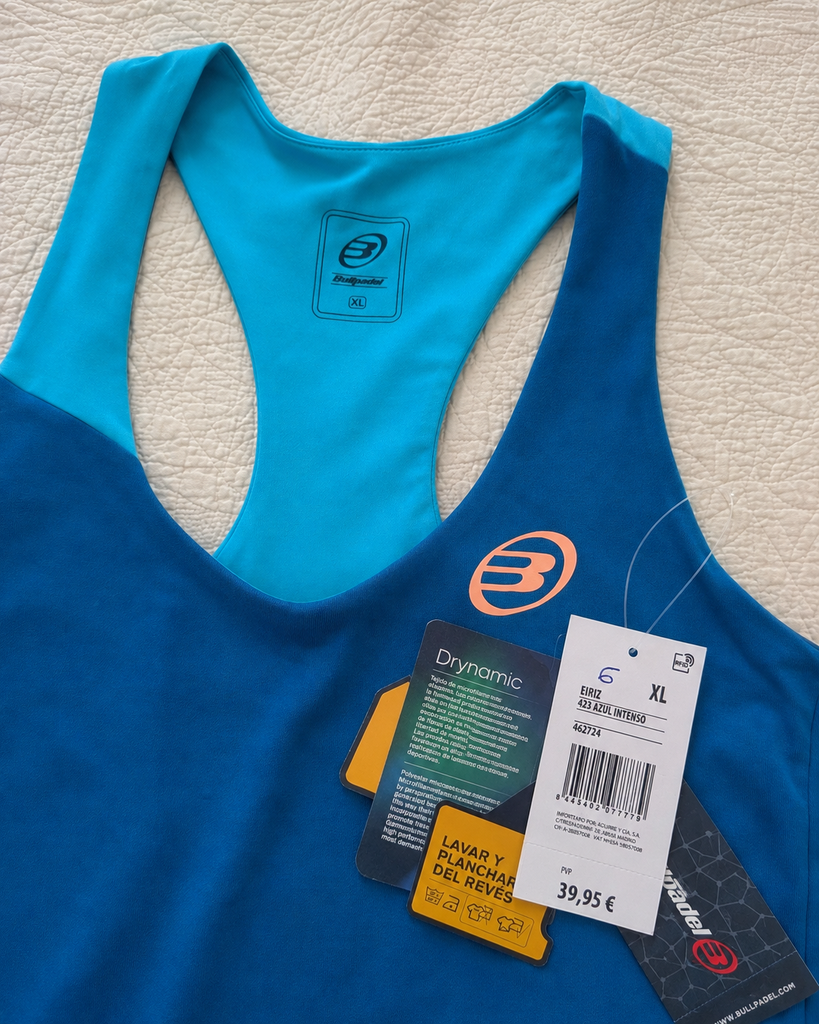 Bullpadel Eiriz Camiseta Técnica Mujer Azul Intenso Talla XL