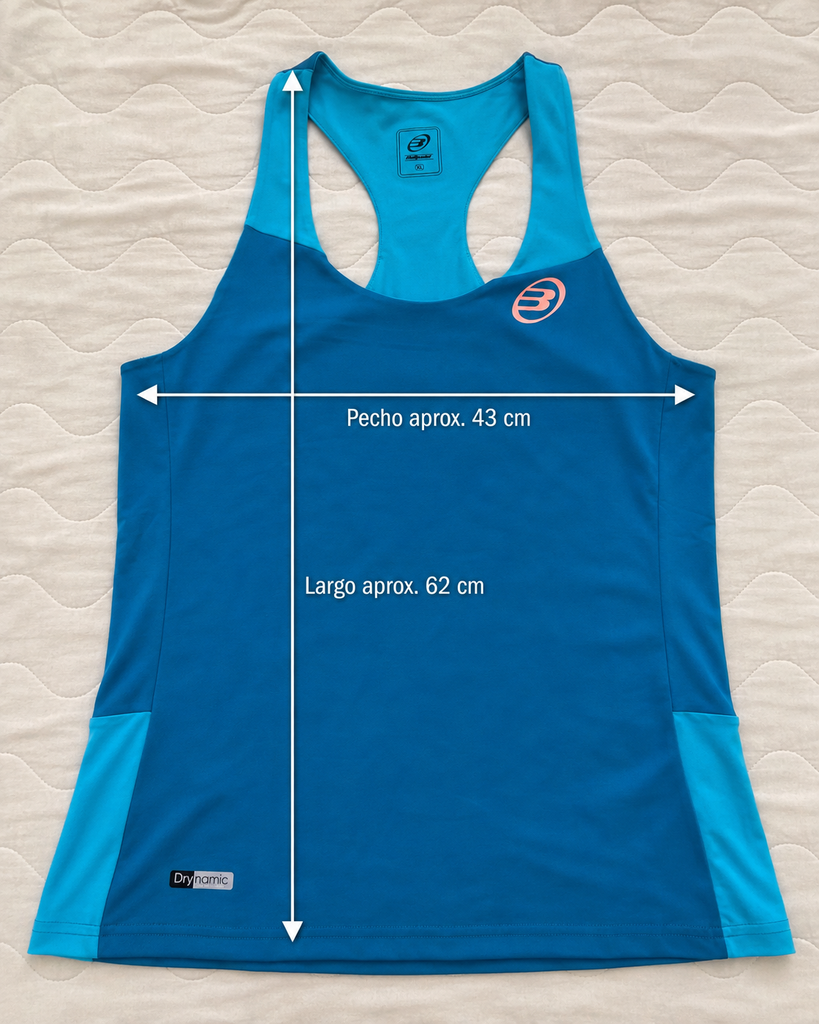 Bullpadel Eiriz Camiseta Técnica Mujer Azul Intenso Talla XL