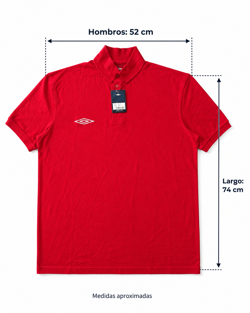 Polo Umbro Man Rojo – Talla S