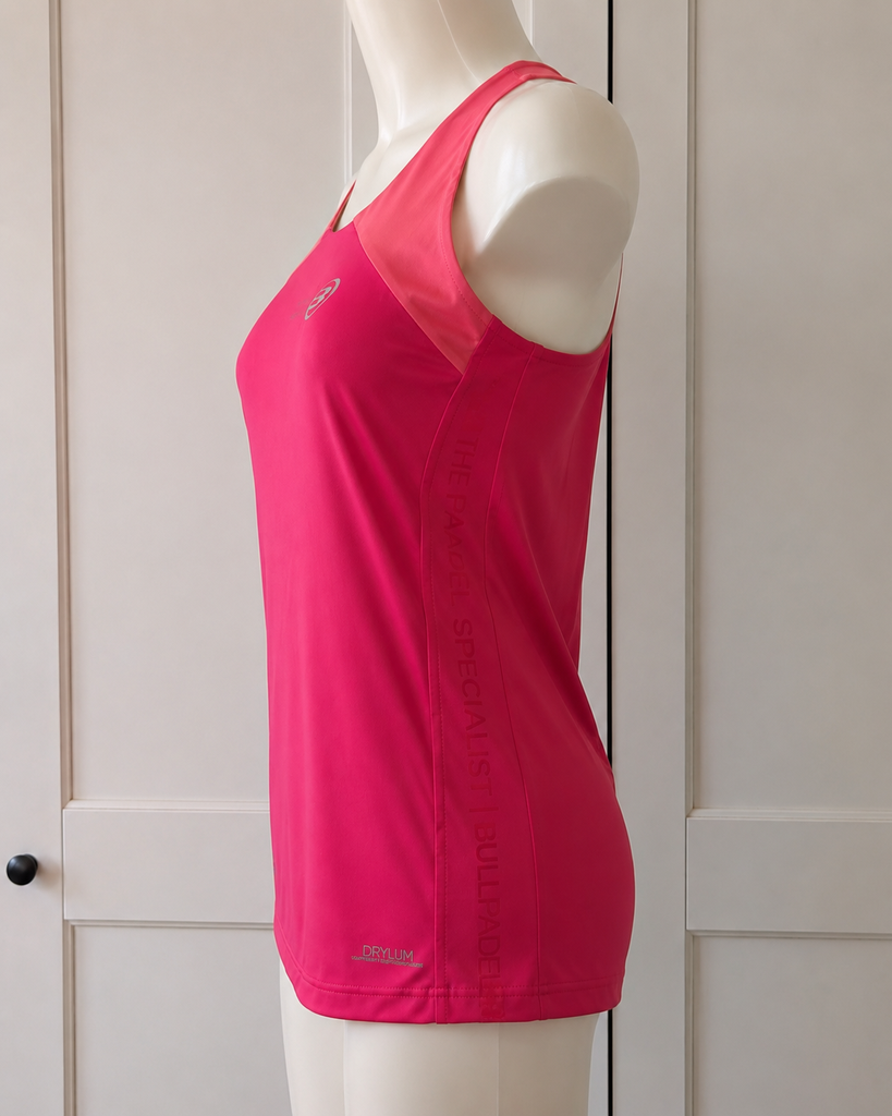 Camiseta Bullpadel Drylum rosa mujer – Talla M
