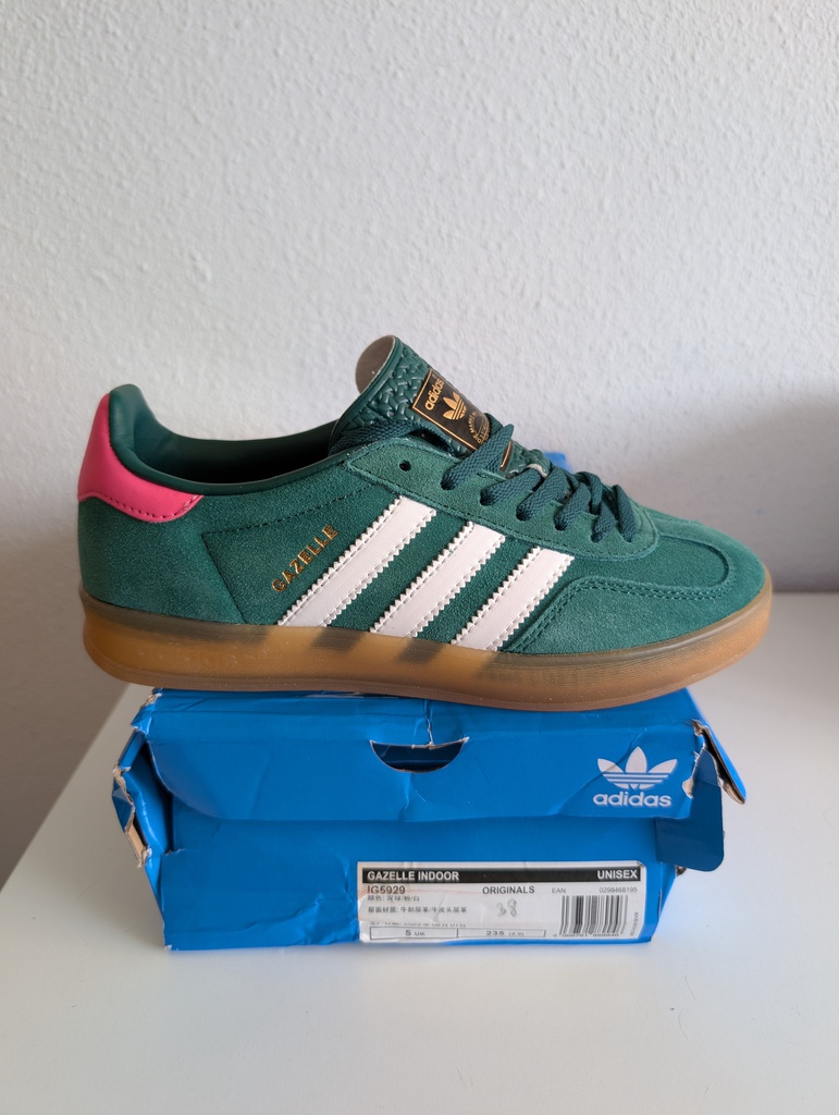 Zapatillas Casual Adidas Gazelle Indoor Talla 38