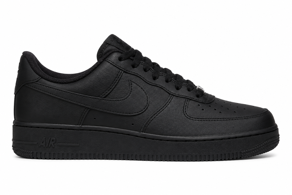 Zapatillas Casual Nike Air Force 1 '07 Triple Black Talla 38.5