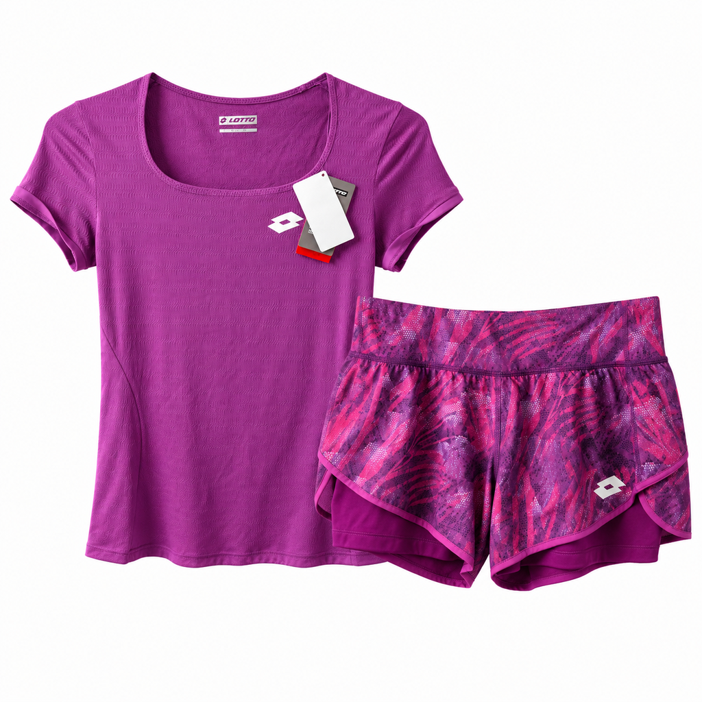 Conjunto Sport Lotto Woman Falda + Camisa Talla S