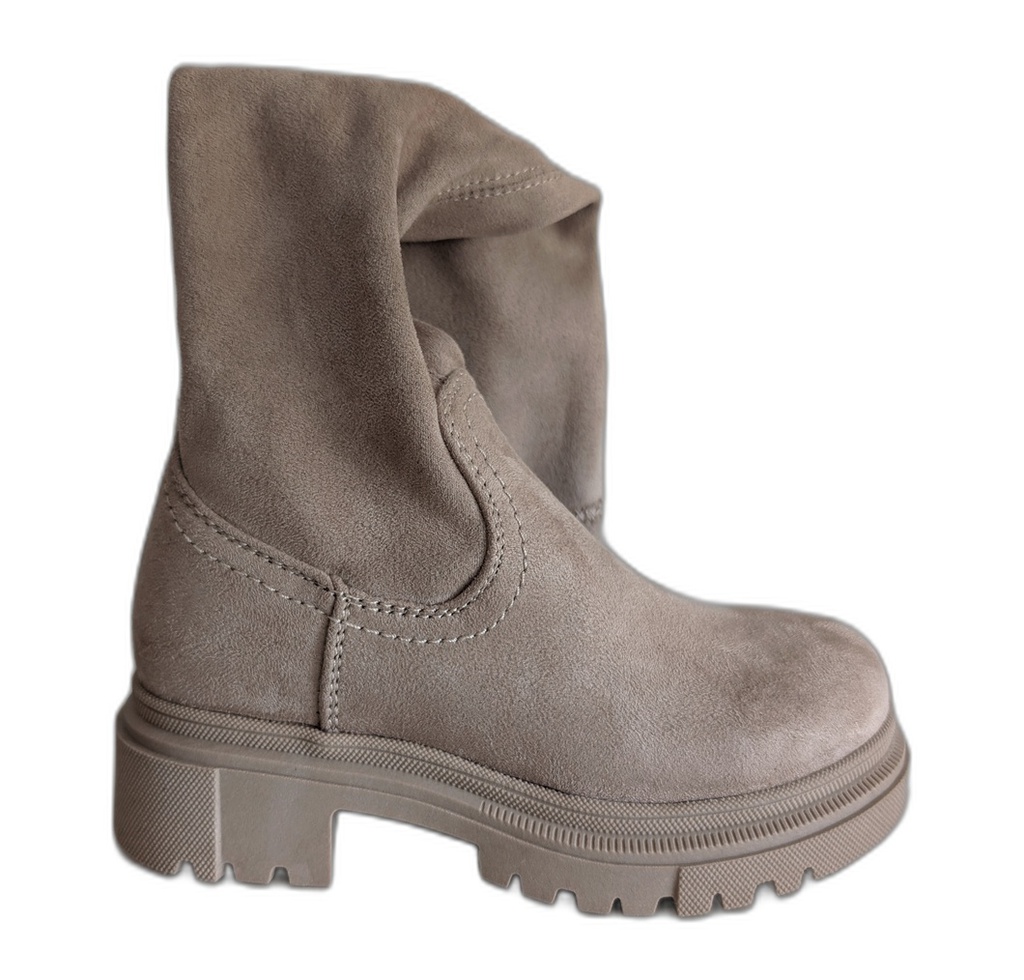 Botas Largas Lovely Skull Kids Beige Talla 28