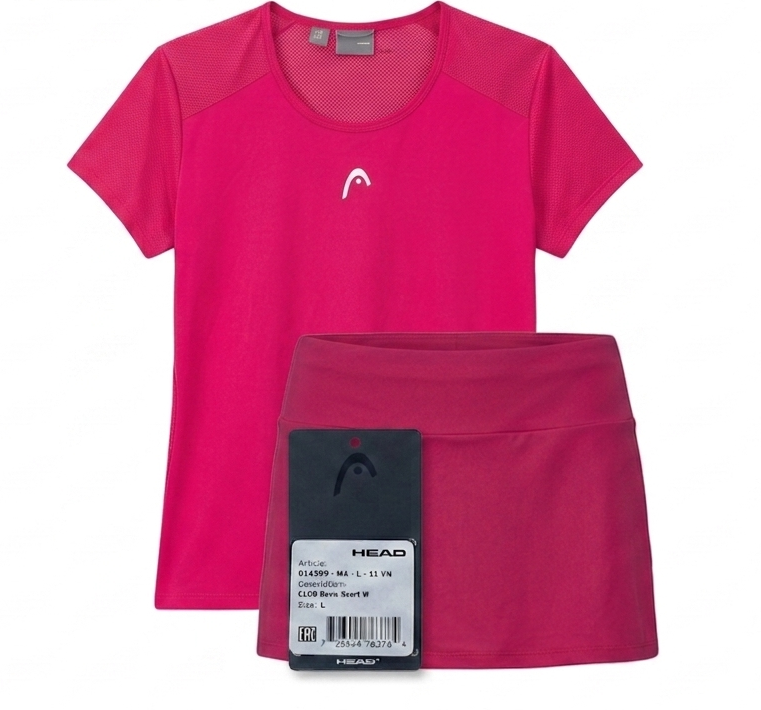 Conjunto Sport Head Woman Falda + Camisa Talla L