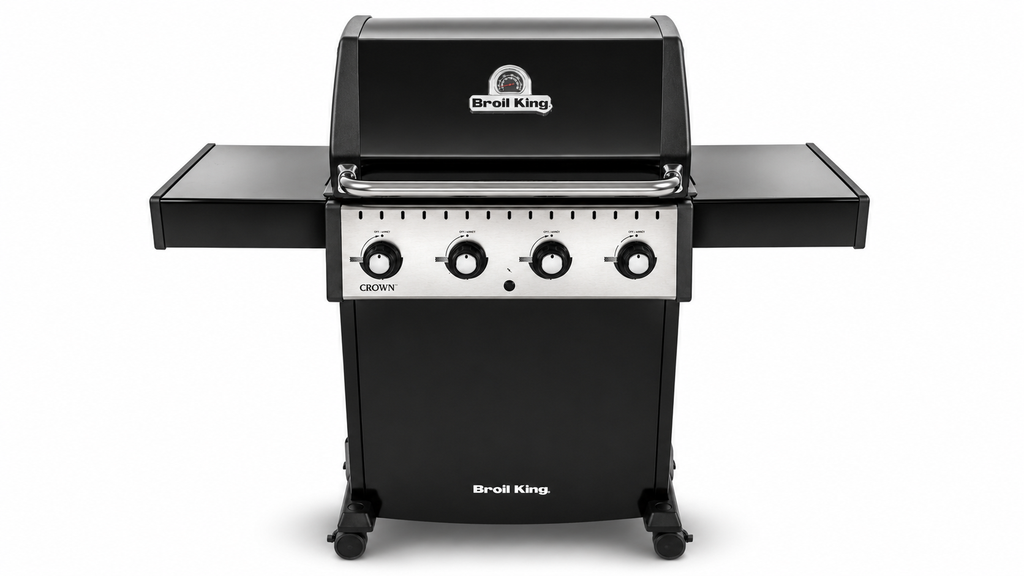 Broil King Crown 410 – Barbacoa de gas de 4 quemadores – Seminueva